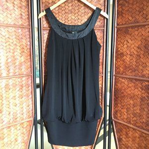 Vintage Black Flapper Bubble USA Made Dress